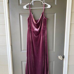 NEW Tylor Womens Sleeveless Strappy Solid Violet Summer Velvet Sheath Dress Sz 8